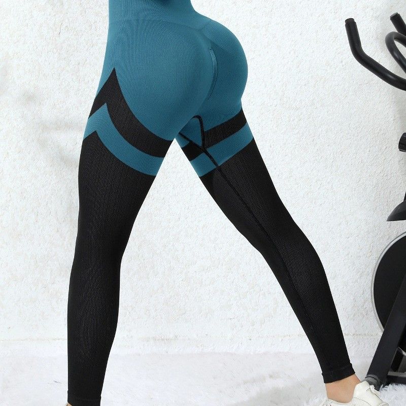 "Seamless High Waist Yoga Pants For Women - Tummy Control & Hip Lifting Workout Leggings, Breathable Stretchy Gym Pants For Running_ecoleips.com