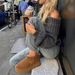 Women's Clothing One Shoulder Simple Solid Color Versatile Slim Lantern Sleeve Knitted Sweater_ecoleips.com