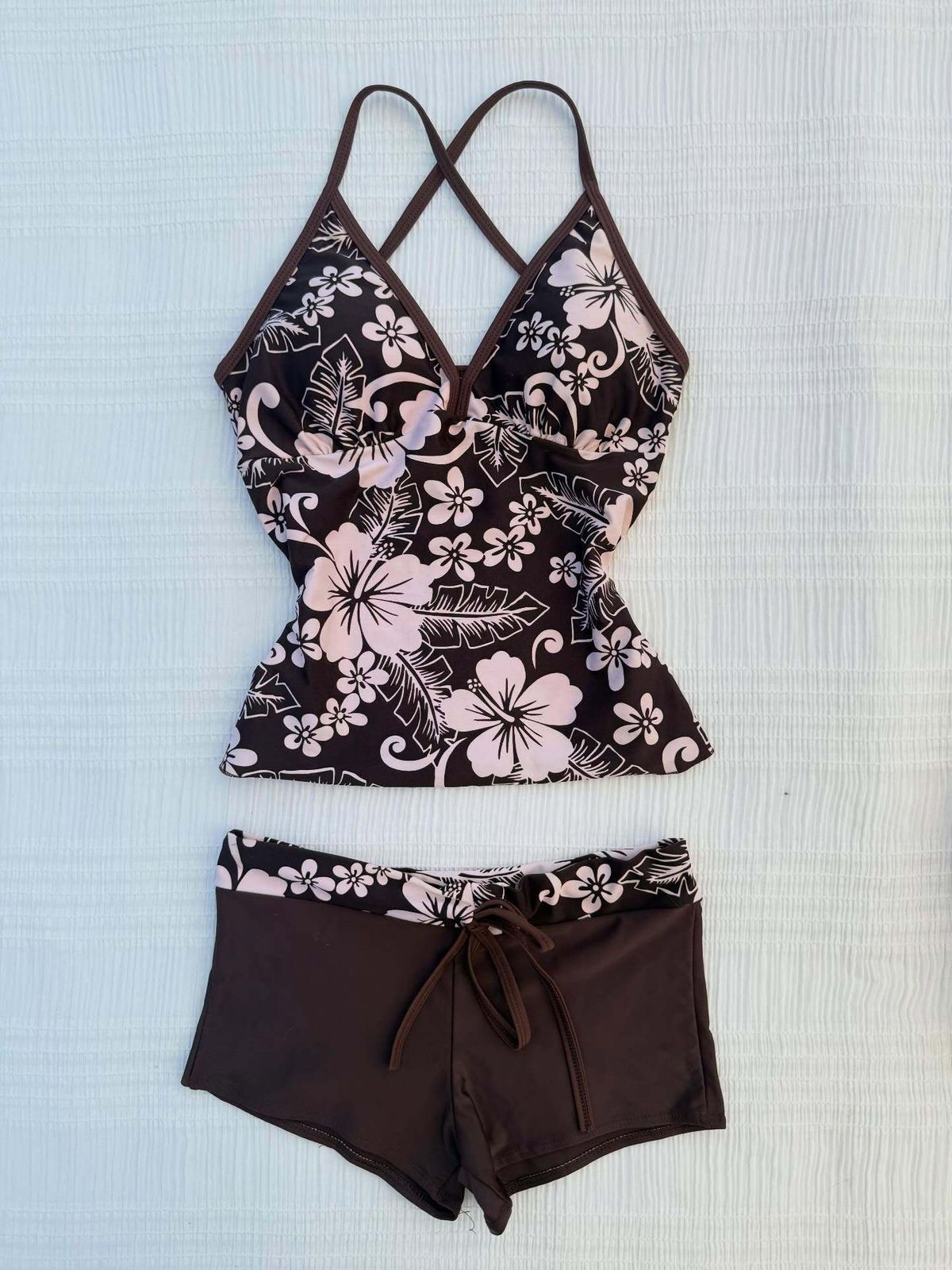 Summer Women's Two Piece Swimsuit Set Sexy Y2K Print Versatile Design For Beachwear And Poolside_ecoleips.com