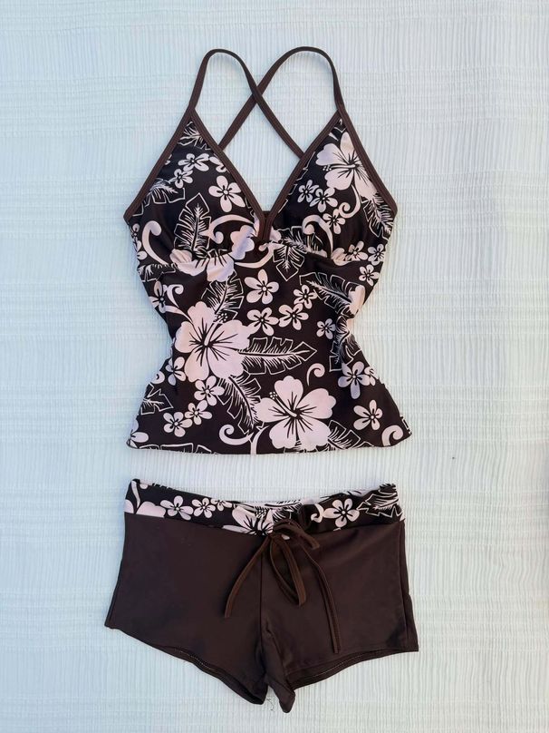 Summer Women's Two Piece Swimsuit Set Sexy Y2K Print Versatile Design For Beachwear And Poolside_ecoleips.com