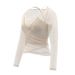 Women's Quick Drying Long Sleeve Pilates Yoga Sports Two Piece Set Top Gym Running Training Wear_ecoleips.com
