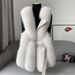 Faux Fur Vest For Women – Winter Fashion Outerwear | Plush Fox-Like Texture | V-Neck | Sleeveless | M-3XL_ecoleips.com