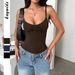 Voya Women's European And American Y2K Sexy Camisole Vest Jumpsuit Women's Clothing 2026 Summer_ecoleips.com