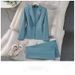 Women's Clothing Green Suit Jacket Spring And Autumn Commuting Waist Professional Wear High End Work Clothes_ecoleips.com