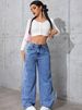 Women's Clothing Sweet And Spicy Style High Waist Large Straight Pants_ecoleips.com