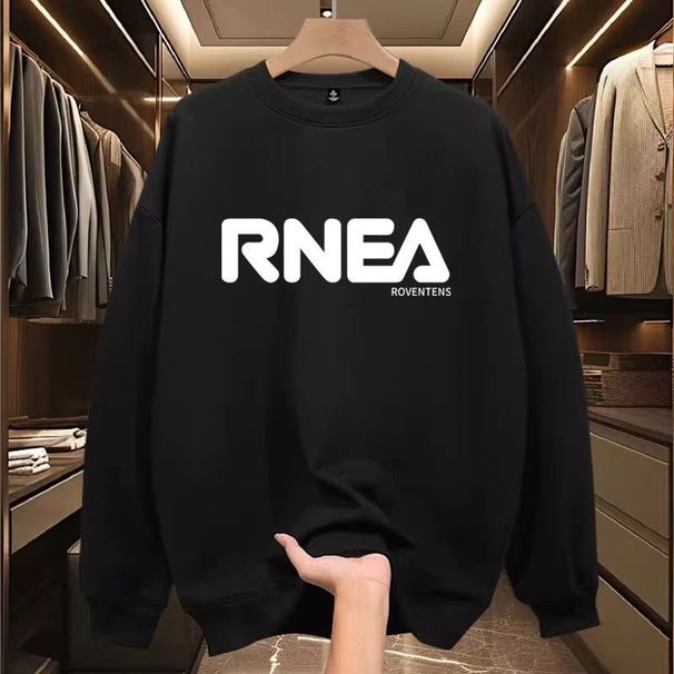 FW25 Matching Couple Cotton Crew Neck Sweatshirt - His & Hers_ecoleips.com