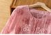 Women's Heavy Duty Round Neck Cardigan Top Embroidered Cotton Linen Loose Fit Short Sleeve Floral T-Shirt New Summer 2026_ecoleips.com