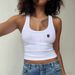 European And American Camisole Women's New Summer Simple Pattern Design Sexy Spicy Girl Sleeveless Casual V-neck Vest Top_ecoleips.com