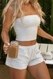 Sexy Striped Halter Top With Matching Shorts – A Two-piece Set._ecoleips.com