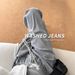 Lyocell Tencel Jeans For Women 2026 Summer New Drawstring Loose Fit Draped Ice Silk Casual Wide-Leg Straight Pants_ecoleips.com