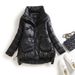 European Style Down Jacket For Women, New Korean Fashion Slim Coat, Winter Thickened Warm Cotton Outerwear_ecoleips.com
