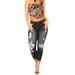 Cross-border Fashion Trend Ripped Skinny Stretch Jeans For Women, Popular European And American Foreign Trade, Available_ecoleips.com