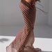 Women's Lightweight Zebra Print Midi Skirt Striped Fashion Fishtail Long Summer 2024 European American Style_ecoleips.com