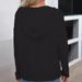2026 New Women's Sweater Hooded V-neck Long-sleeved Loose Foreign High-end And Thin_ecoleips.com