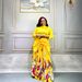 Women's Clothing Plus Size Women's Pleated Dress Summer Style Sophisticated Slightly Plump Mature Waist Cinching Printed Skirt_ecoleips.com