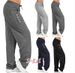 Women's Solid Color Casual Pants - Elastic Waist Straight Leg Trousers (S-5XL) | Soft Polyester Blend Loose Fit Comfort For Daily Wear_ecoleips.com