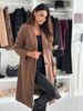 "Oversized Wool Blend Coat - Minimalist Long Sleeve Single-Breasted Trench With Notch Lapel, Classic Solid Colors (S-2XL)"_ecoleips.com