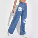 Women's Clothing Jeans Women's High Waist Slim Straight Denim Trousers_ecoleips.com