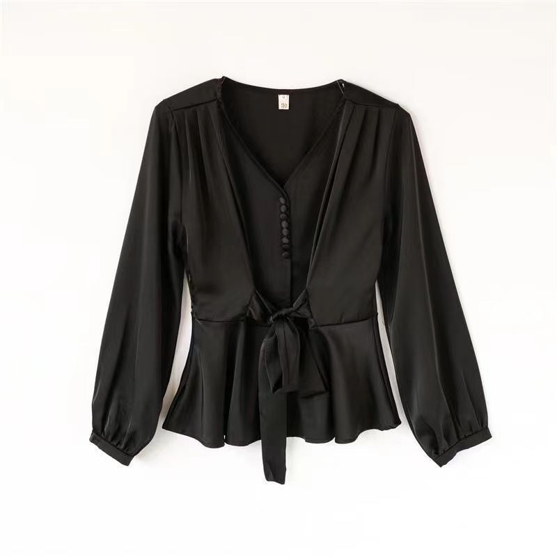 Plus Size Women's Long Sleeved Shirt Top Loose Fit Slimming Versatile Fashionable Design New Spring Style Niche Clothing_ecoleips.com