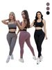 Contrast Trim Racerback Tank Top + Squat Proof High Rise Yoga Pants Set, Breathable Elastic Fitness Activewear Two Pieces Tracksuit_ecoleips.com