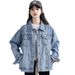 Denim Jacket For Women In Spring Autumn 2025, Versatile And Loose Fit, Short Boyfriend Jacket, Top, Trend_ecoleips.com