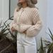 Oversized Knit Cardigan With Patch Pockets – Chunky Button-Up Sweater For Effortless Layering_ecoleips.com
