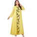 Women's Long Robe Fashionable Elegant Embroidery Patchwork Cross Border Muslim Fashion Dress_ecoleips.com