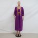 XQY Spring Summer Women's Muslim Fashion Sequin Ribbon Set Dress_ecoleips.com