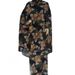 Fashion New Plus Size Printed Fabric Women's Robe Floral Set Ethnic Style Dress_ecoleips.com