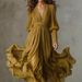 Bohemian Holiday Chiffon Pleated Lace Maxi Dress Women's European American Independent Website Style_ecoleips.com