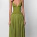 Women's Sexy Halter Neck Backless Low Waist Pleated Suspender Dress Fashionable_ecoleips.com