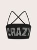 European And American Fashion Camisole Cropped Tank Top Rhinestone I Shaped Design Sexy Hot Girl Style 2025_ecoleips.com