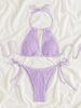 Verve Multicolor Special Fabric Bikini Fashion Swimsuit Women's Set Two-Piece Sexy Beach Swimwear_ecoleips.com