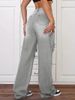 K Ripped Jeans High Waisted Straight Leg Versatile Loose Denim Pants For Women_ecoleips.com