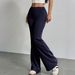 K Women's New Fashion Drawstring High Waist Casual Trumpet Pants Casual Pants For Women_ecoleips.com