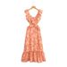Women's Clothing 2023 Summer New Layered Decorative Midi Dress 2731245 Slimming European And American Style_ecoleips.com