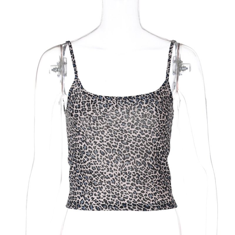 Dulzura Sexy Leopard Printed Crop Top Camisole Vest Summer Beach Women Party Club Date Y2K Clothes Streetwear Birthday Wholesale_ecoleips.com