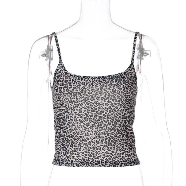 Dulzura Sexy Leopard Printed Crop Top Camisole Vest Summer Beach Women Party Club Date Y2K Clothes Streetwear Birthday Wholesale_ecoleips.com