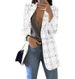 2025 New European American Fashion Plaid Casual Blazer With Turn-down Collar Slim Fit Cardigan Jacket For Women_ecoleips.com
