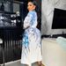 Women's Clothing Miyaki Dress Miyaki Pleated Temperament Fashion Print Long Sleeved Top + Pleated Skirt Two Piece Set_ecoleips.com