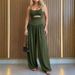 Spring/Summer Women's French Style Fresh Sweet Jumpsuit Slim Waist Wide Leg Pants Casual Beach Vacation Clothing 2026 New_ecoleips.com