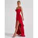 Summer Sexy Women's Backless Ruffled Irregular Dress American Style Hot Selling_ecoleips.com
