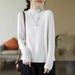Derong Women's Base Layer Shirt For Autumn/Winter 2026: Stylish, Plush, Thick-Woven Material; Versatile To Wear Under Ot_ecoleips.com