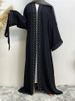 Hot New Muslim Abayas Moroccan Caftan Islamic Clothing For Women Fashion Pearls Kimono Robe Party Dresses Turkey Kaftan Ramadan_ecoleips.com