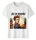 Women's T-Shirts T-shirt Muscle Freaks Frida Kahlo Artwork Style_ecoleips.com