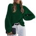 Aria Basics Aria Basics 2026 European And American Autumn/Winter New Loose Half-Turtleneck Knit Sweater, Cross-Border Women's Clothing,_ecoleips.com