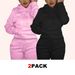 Oversized Solid Color Hoodie With Drawstring – Streetwear Essential Pullover For Men & Women | Unisex Fit (Xs-3xl)_ecoleips.com