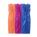 Verve Trendy Deep V-neck Pleated Split Long For Women Summer New Elegant Slimming Dress_ecoleips.com