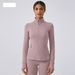Women's Clothing Autumn New Yoga Jacket For Women Running And Cycling Sports Long Sleeve Slim Stand Collar Sports Fitness Clothes_ecoleips.com