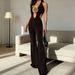 Golden Goddess Jumpsuit – High-Waisted Wide-Leg Palazzo With Corset Back For Monaco Yacht Nights_ecoleips.com